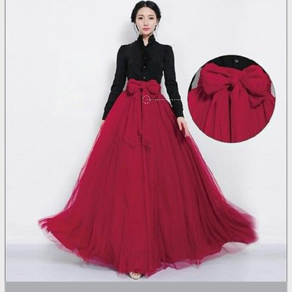 Dresses & Skirts - Long flare maxi skirt