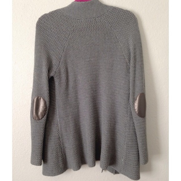 💔SOLD💔Metallic Elbow Patch Cardigan