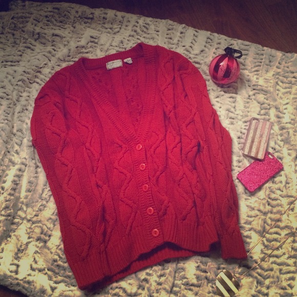 ❌SOLD❌ Baggy red cardigan