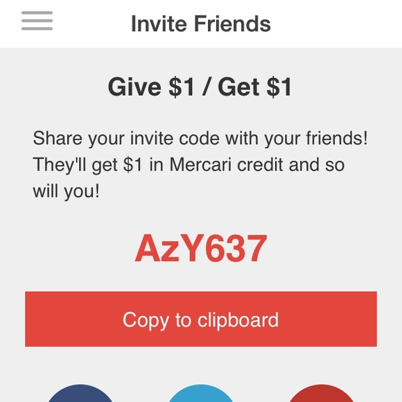 mercari code