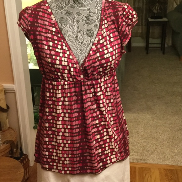 heart soul Tops - LOW V NECK CAP SLEEVE KNIT TOP