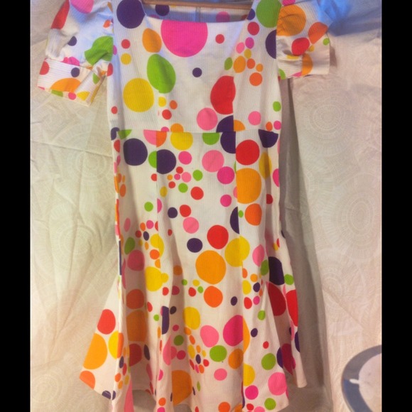 Vintage polka dot dress