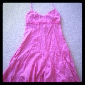 J crew linen halter dress