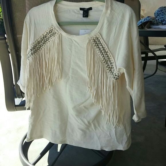 H&M Tops - H&M Fringe Top