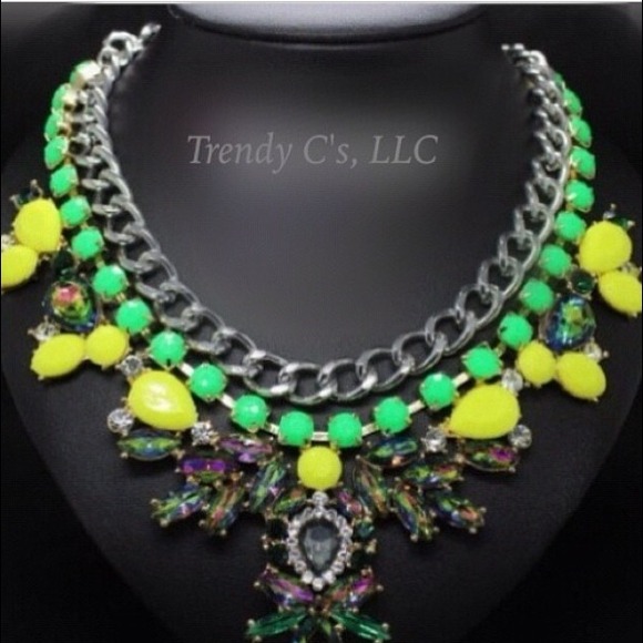 Neon Statement Necklace