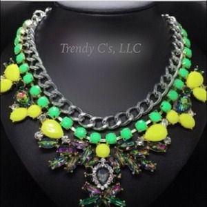 Neon Statement Necklace
