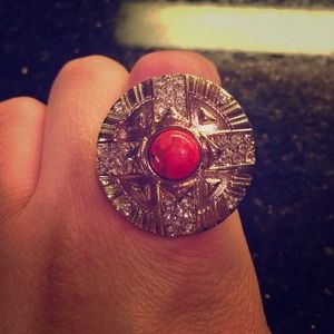 Gold BCBG expandable ring!