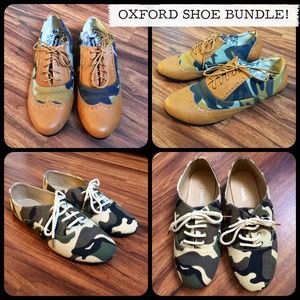 ⛔️SOLD⛔️ BUNDLED SHOES @mpgootee Camo Oxfords