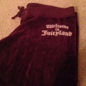 Juicy couture velour sweat pants