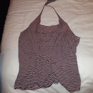 🚨SOLD🚨 Brandy and Melville Halter stripped top