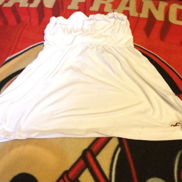 White Hollister Tube Top