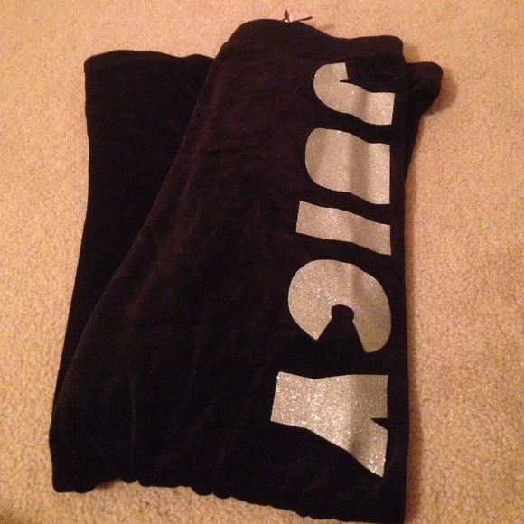 Black juicy couture sweat pants - Picture 1 of 2