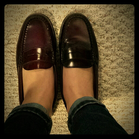 Bass Shoes - Bass classic burgundy penny loafers sz7