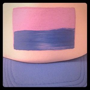 Handpainted Aloha Style Sunset TruckerHat