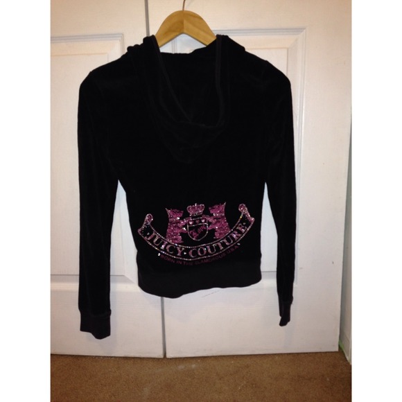 🚫NOT FOR SALE🚫 JUICY Couture black zip up - Picture 2 of 3