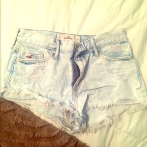 High-rise Hollister shorts