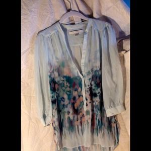 High low chiffon shirt