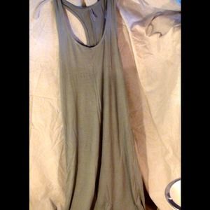 High low tank top dress