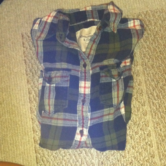 Abercrombie flannel longs-leave