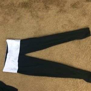 rhinestoned PINK yoga pants hardly worn