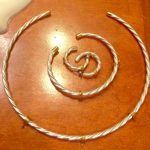 Stetson barbed wire jewelry set