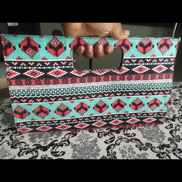 SOLD!!!! Multi color clutch - Picture 4 of 4