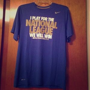 Men's Royal Dri-fit tee .. 2012 MLB All Star Game
