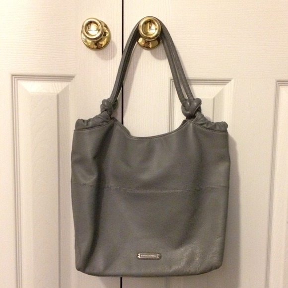 Banana Republic Handbags - Banana Republic Grey Leather Tote