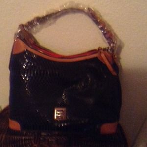 Brand new Croco embossed Dooney and Burke!
