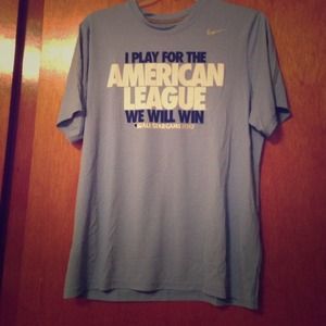 Men's Light Blue Dri-fit tee .. 2012 All Star Game