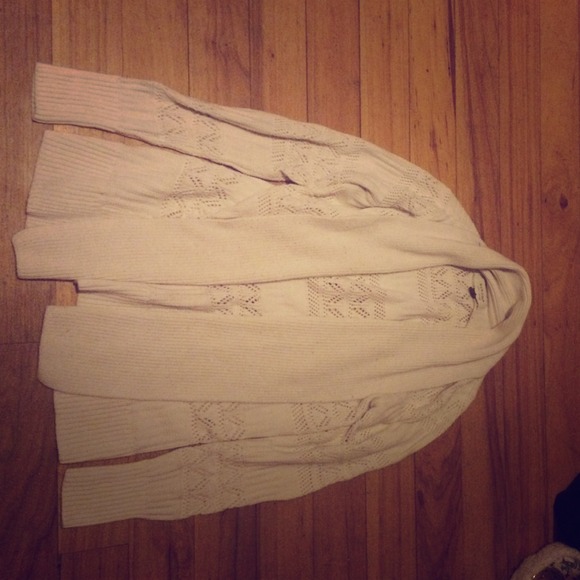 White Knit Cardigan
