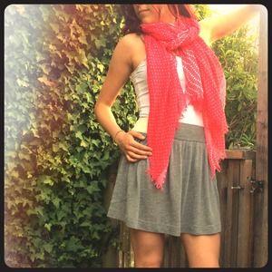 $3 ADD ON Polka dot Pink American Eagle Scarf