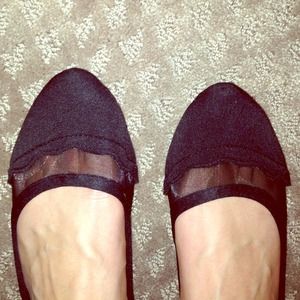 Mesh Perimeter Ballet Flats