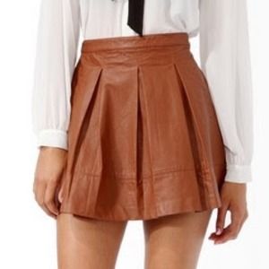 Cute faux Leather skirt from forever 21