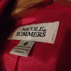 Nicole Summers hot pink jacket.