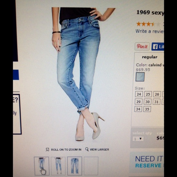 Gap 1969 Denim - 1969 Sexy Boyfriend Jeans