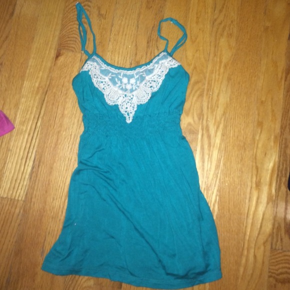 Blue tank top