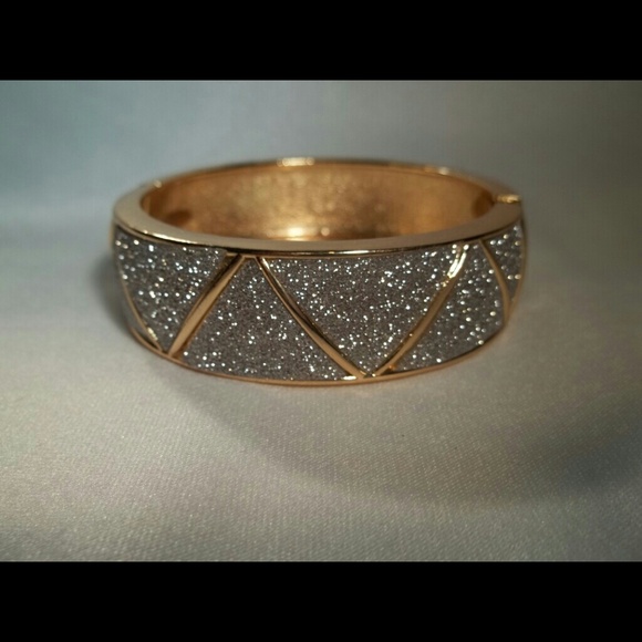 Jewelry - Pave hinged Bangle
