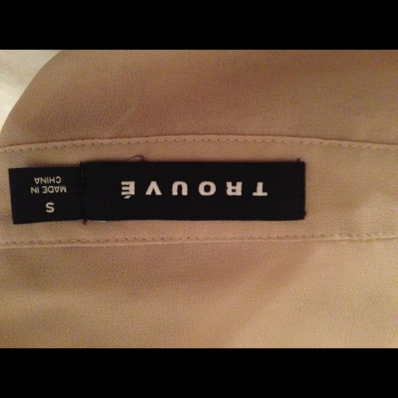 Sheer Blush Pink Trouvé naked Dress from Nordstrom - Picture 2 of 4