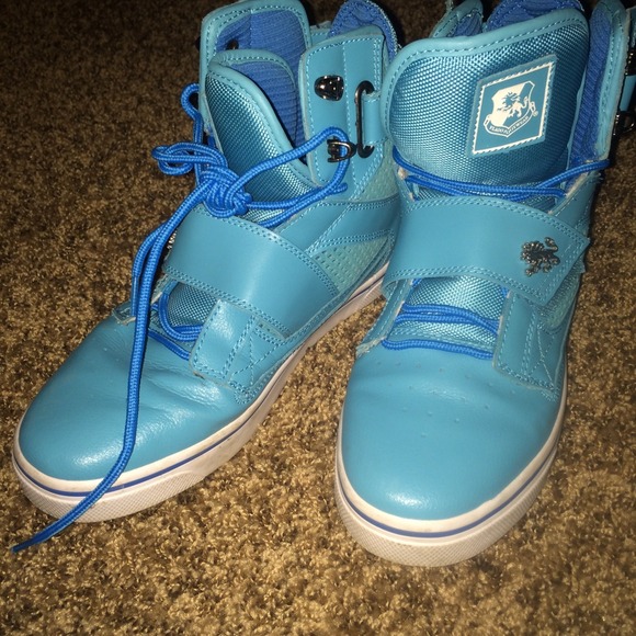 Baby blue VLADO Brand high top shoes