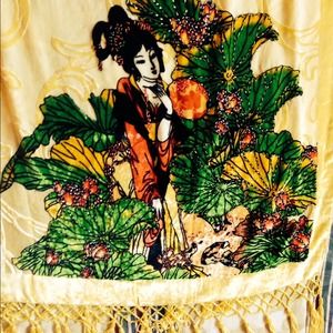 Vintage Floral Scarf