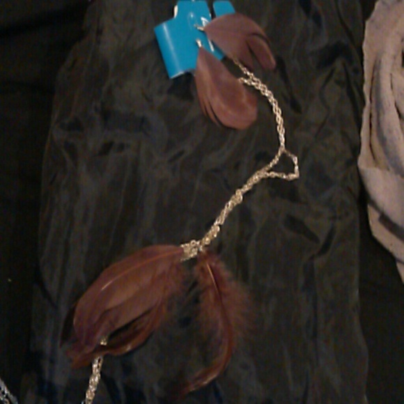 Brown/gold feathered Set - Picture 1 of 2