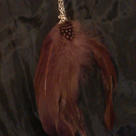 Brown/gold feathered Set - Picture 2 of 2