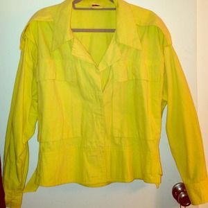 Yellow Bomber Wic Jacket