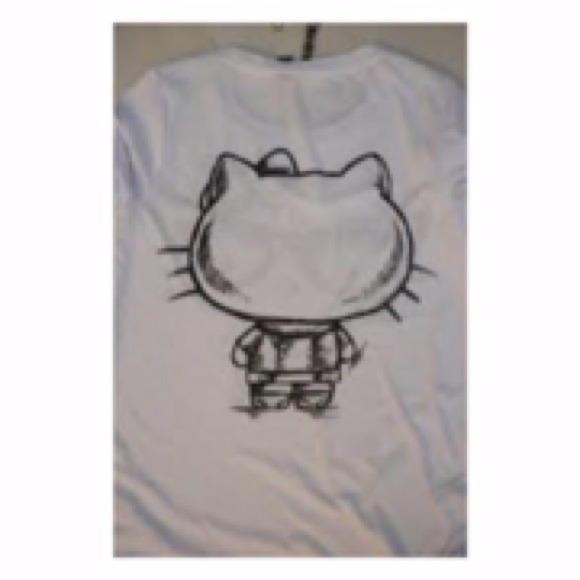 ♥️EXCLUSIVE♥️ FOREVER 21 HELLO KITTY NERD 😎 TOP - Picture 2 of 3