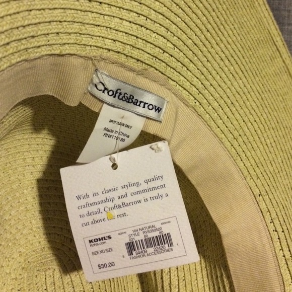 NWT Croft & Barrow Hat - Picture 4 of 4