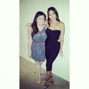 Black excellent quality bandage dress