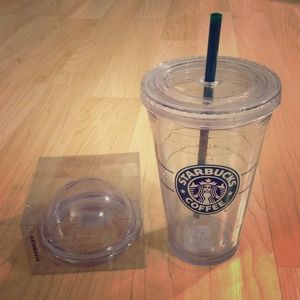 New Starbucks Cold Cup with Domed Lid