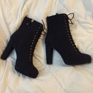 Black Heel Booties