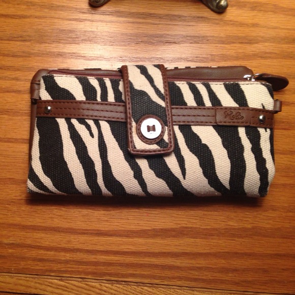 Zebra print relic wallet